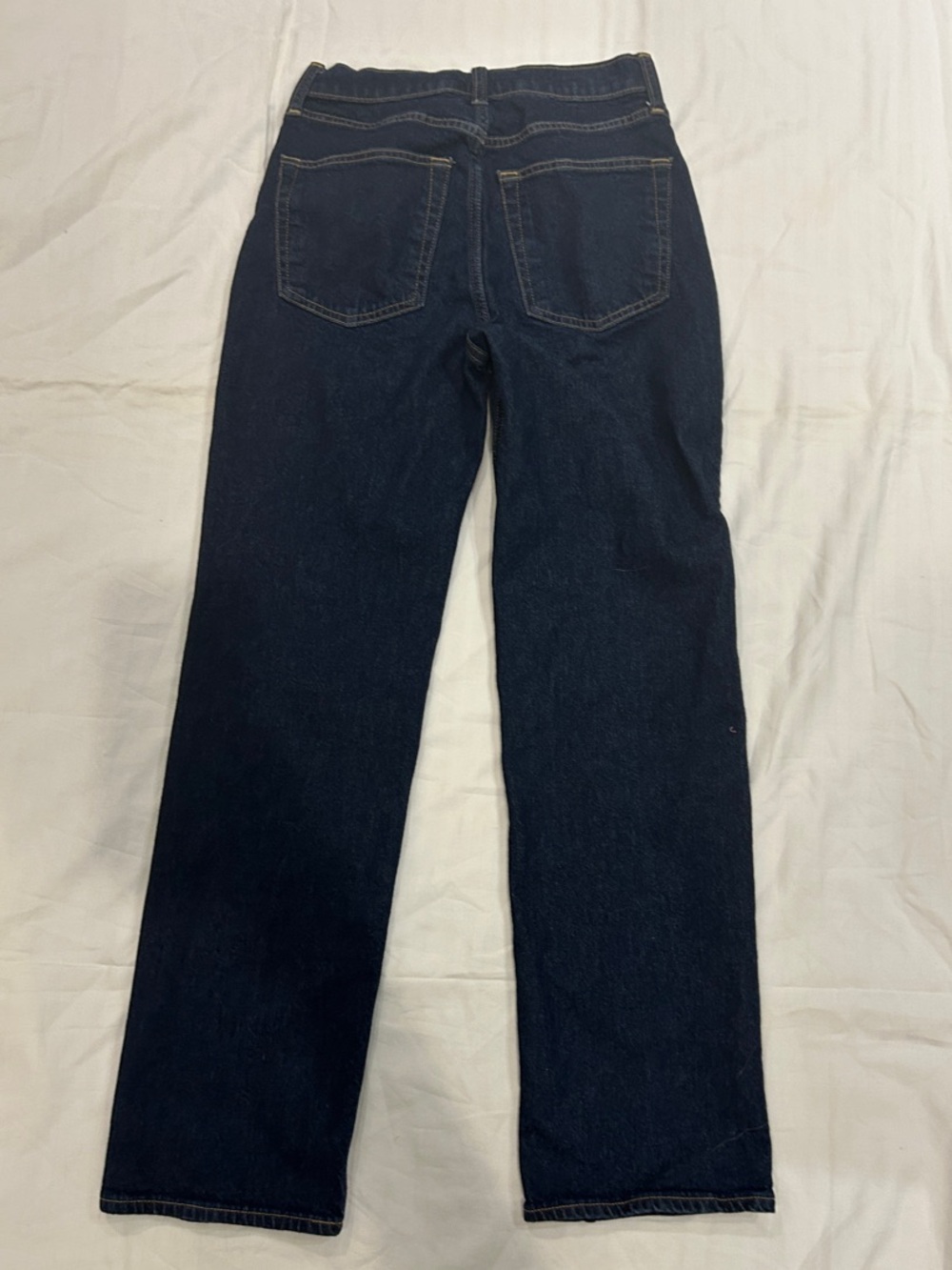 GAP '90s Loose High Rise Jeans Dark Wash Indigo Size 25 / 0 Regular Like New - Picture 3 of 6